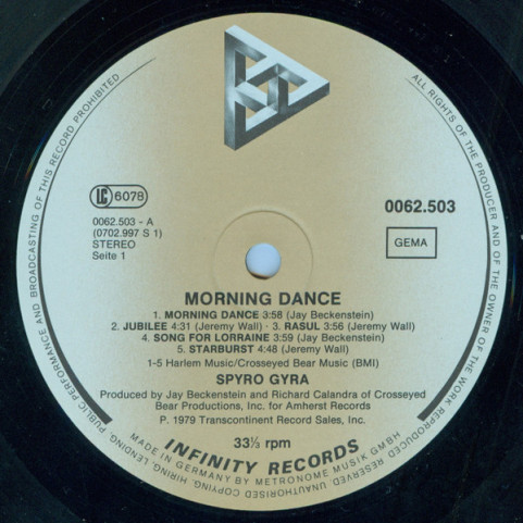 Spyro Gyra - Morning Dance (1979) [1LP]