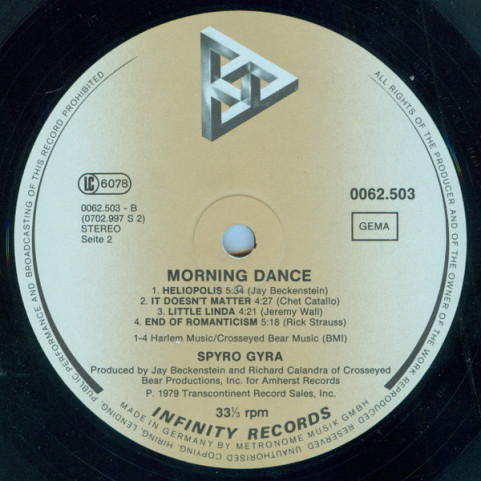 Spyro Gyra - Morning Dance (1979) [1LP]