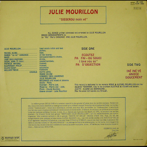 Julie Mourillon - Sisserou Moin Yé (1987) [1LP]