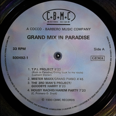 Various - Grandmix In Paradise (1990) [1LP]