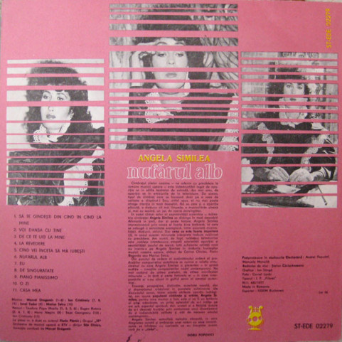 Angela Similea - Nufărul Alb (1983) [1LP]