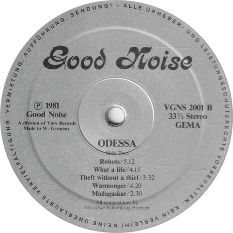 Odessa (14) - Odessa (1981) [1LP]