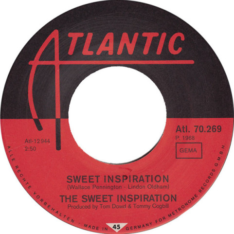 Sweet Inspirations, The - I'm Blue / Sweet Inspiration (1968) [7"]
