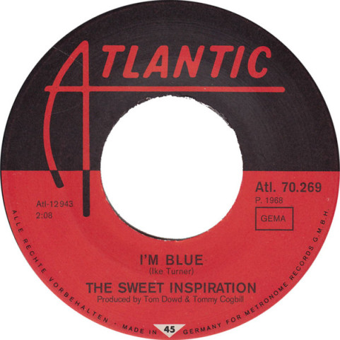 Sweet Inspirations, The - I'm Blue / Sweet Inspiration (1968) [7"]