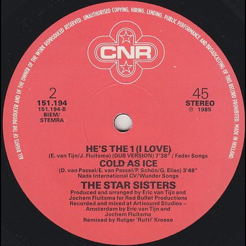 Star Sisters, The - He's The 1 (I Love) (1985) [12"]
