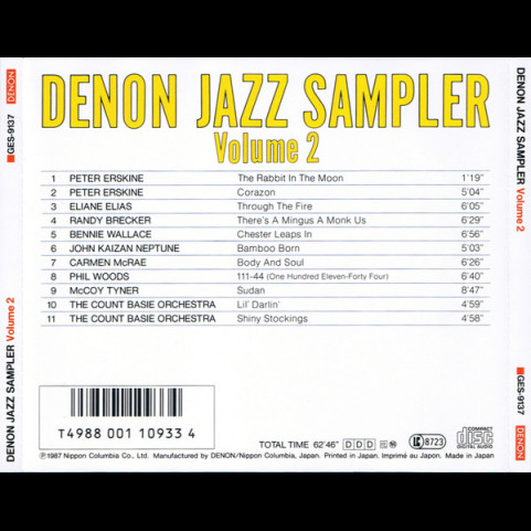 Various - Denon Jazz Sampler Volume 2 (1987) [1CD]