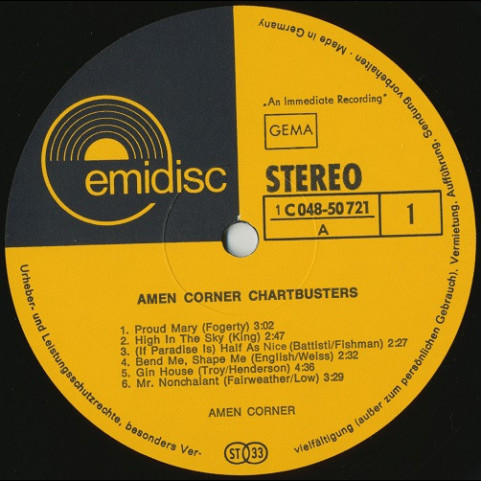 Amen Corner - Chart Busters [1LP]
