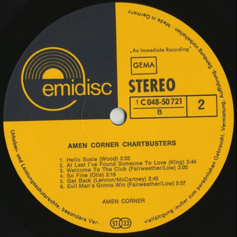 Amen Corner - Chart Busters [1LP]