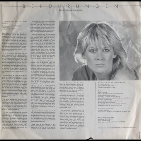 Gitte Hænning - Berührungen (1983) [1LP]