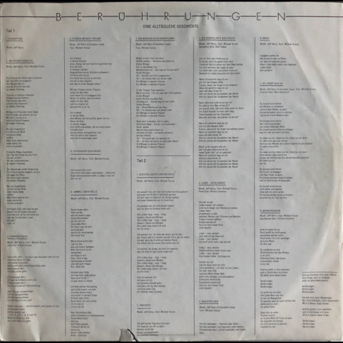 Gitte Hænning - Berührungen (1983) [1LP]