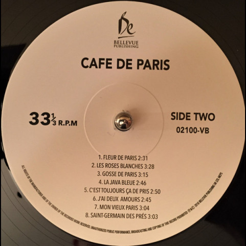 Various - Cafe De Paris (2018) [1LP] 180g