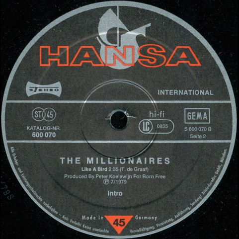 Millionaires (2), The - The Queen Of Santa Maria (1979) [12"]