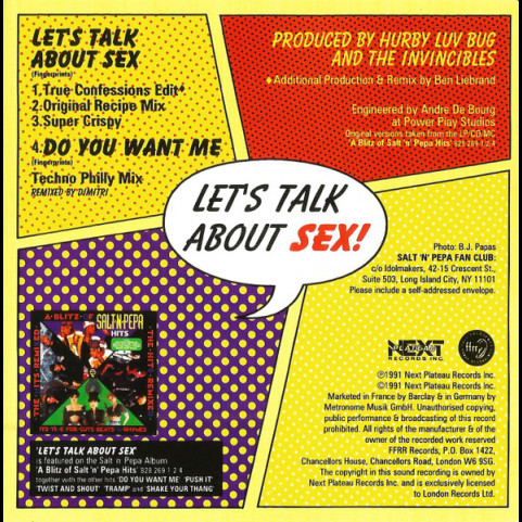 Salt 'N' Pepa - Let's Talk About Sex! (1991) [1CD]
