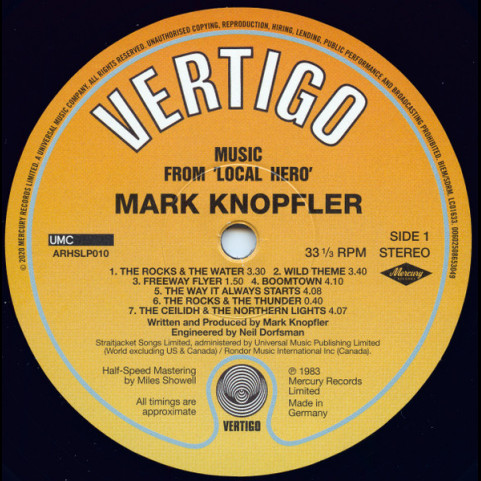Mark Knopfler - Local Hero  (2021) [1LP]