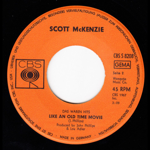 Scott McKenzie - San Francisco (1981) [7"]