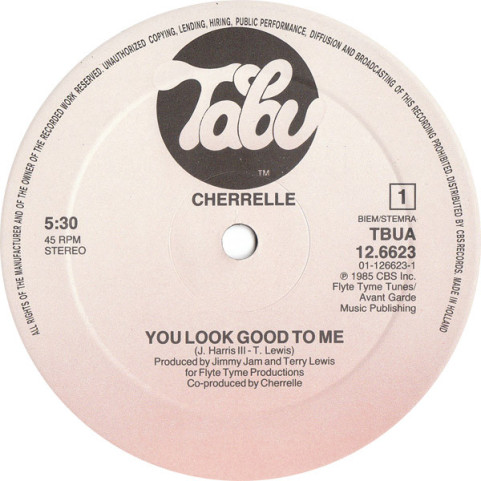 Cherrelle - You Look Good To Me (1985) [12"]