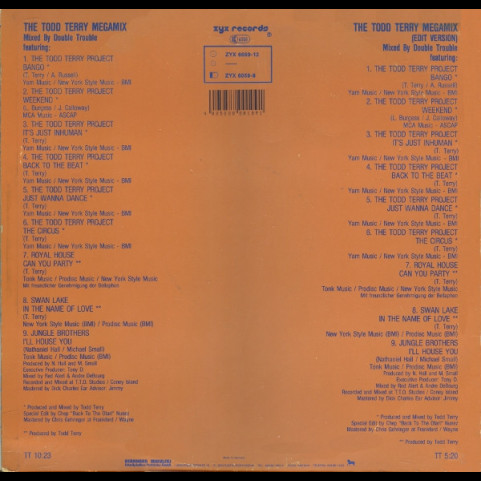 Double Trouble - The Todd Terry Megamix (1988) [12"]