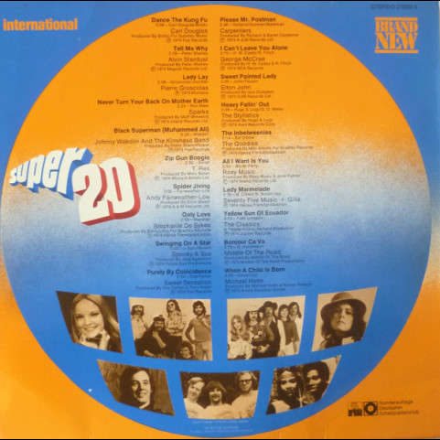 Various - Super 20 International (1975) [1LP]