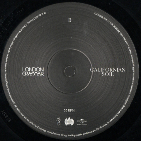 London Grammar - Californian Soil (2021) [1LP]