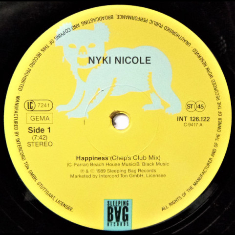 Nicole (4) - Happiness (1989) [12"]