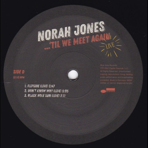 Norah Jones - ...'Til We Meet Again (2021) [2LP]