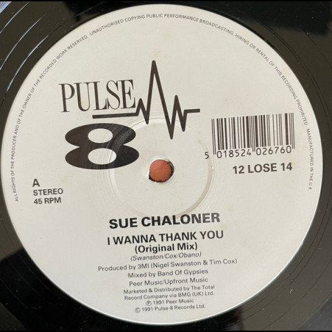 Sue Chaloner - I Wanna Thank You (1991) [12"]
