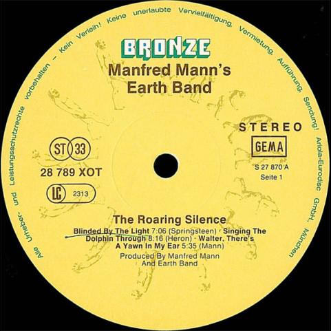 Manfred Mann's Earth Band - The Roaring Silence (1977) [1LP]