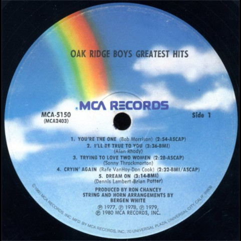 Oak Ridge Boys, The - Greatest Hits (1980) [1LP]