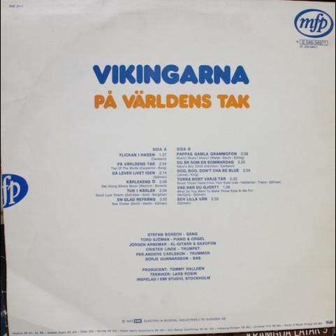 Vikingarna - På Världens Tak (1976) [1LP]