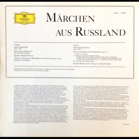 Sergei Prokofiev, Pyotr Ilyich Tchaikovsky - Märchen Aus Russland [1LP]