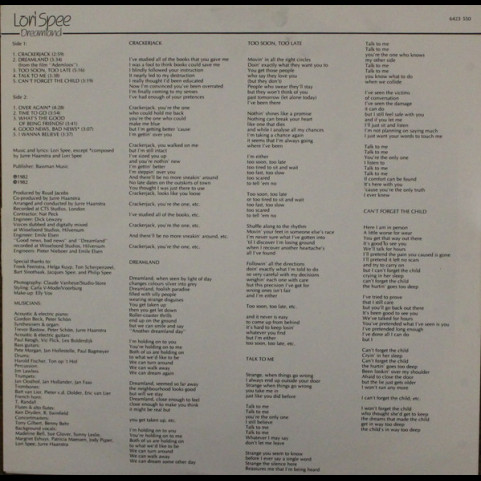 Lori Spee - Dreamland (1982) [1LP]