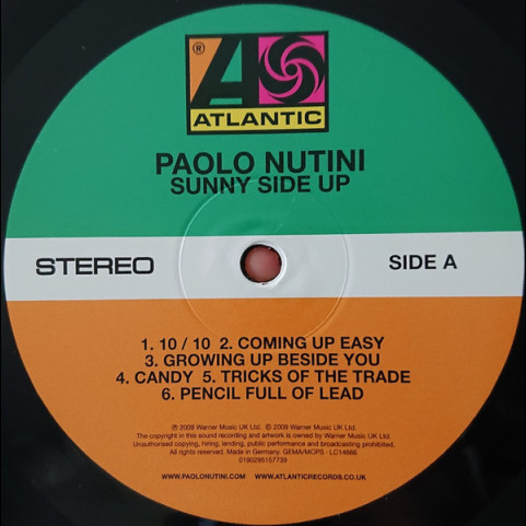 Paolo Nutini - Sunny Side Up (2021) [1LP]
