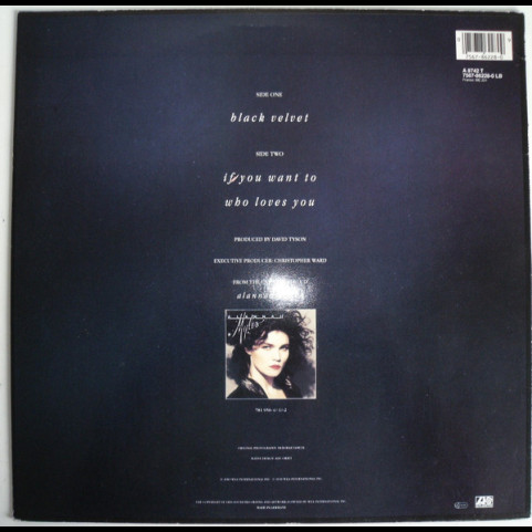 Alannah Myles - Black Velvet (1990) [12"]