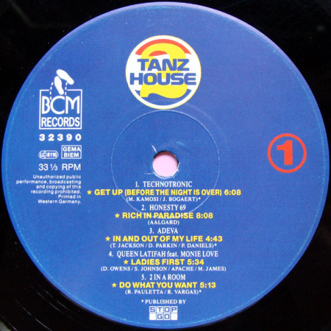 Various - Tanz House 2 (1990) [2LP]