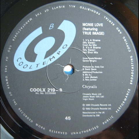 Monie Love Featuring True Image - It's A Shame (My Sister) (1990) [12"]