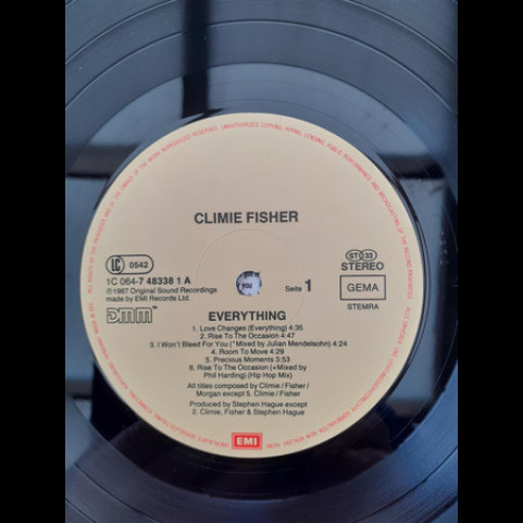 Climie Fisher - Everything (1987) [1LP]