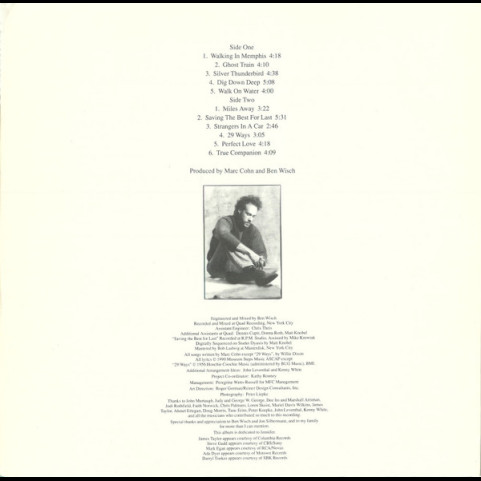 Marc Cohn - Marc Cohn (1991) [1LP]