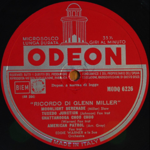 L'Orchestre D'Eddie Warner - Ricordo Di Glenn Miller [1LP]
