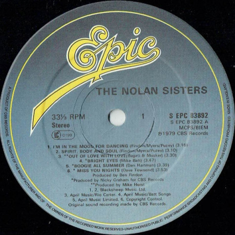 Nolans, The - The Nolan Sisters (1979) [1LP]