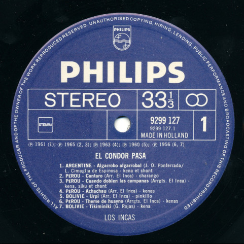 Los Incas - El Condor Pasa [2LP]