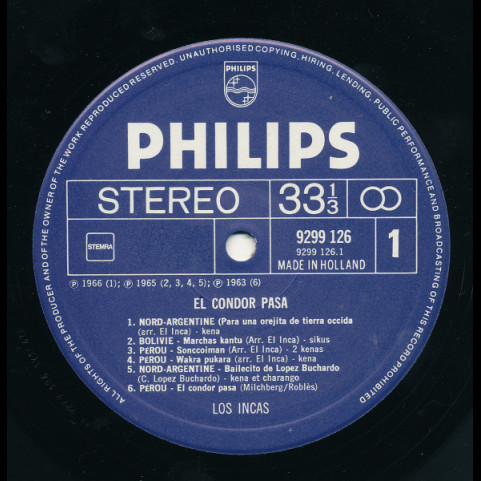Los Incas - El Condor Pasa [2LP]