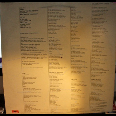 Easy Street (2) - Under The Glass (1977) [1LP]