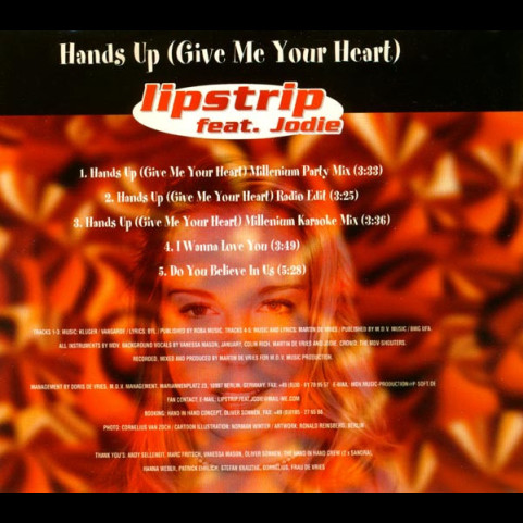 Lipstrip Feat. Jodie - Hands Up (1999) [1CD]
