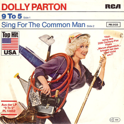Dolly Parton - 9 To 5 (1980) [7"]