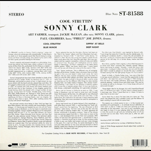 Sonny Clark - Cool Struttin' (2021) [1LP] 180g