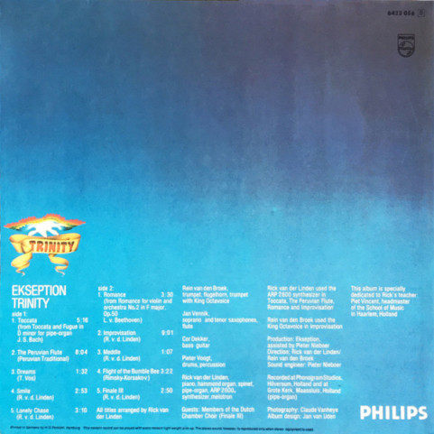 Ekseption - Trinity (1973) [1LP]