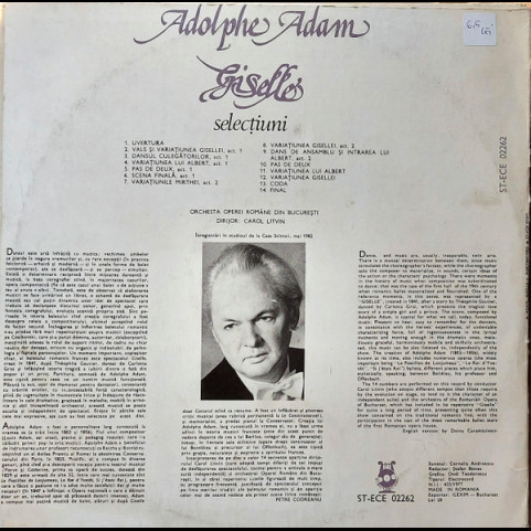 Adolphe C. Adam - Giselle - selectiuni [1LP]