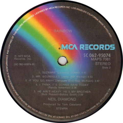 Neil Diamond - Rainbow (1973) [1LP]