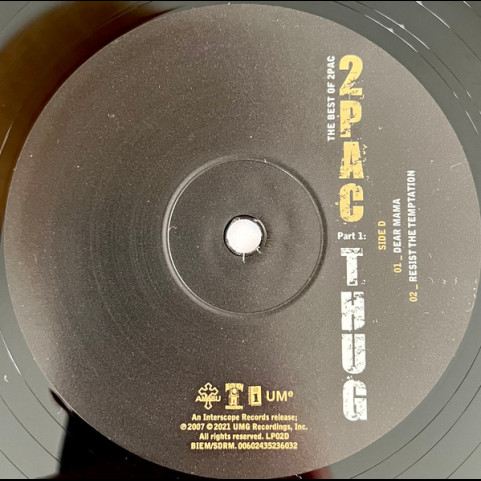 2Pac - The Best Of 2Pac - Part 1: Thug (2021) [2LP]