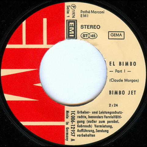 Bimbo Jet - El Bimbo (1974) [7"]